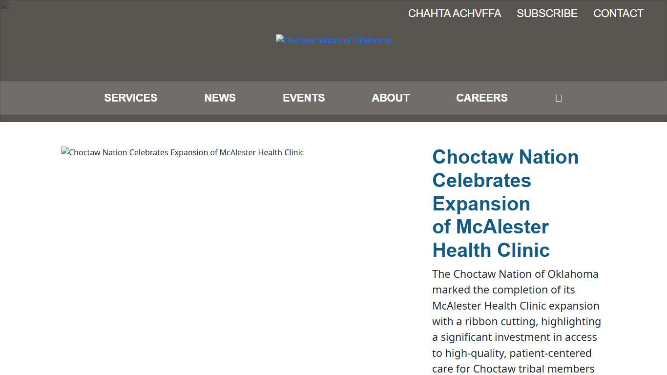 Home - Choctaw Nation of Oklahoma